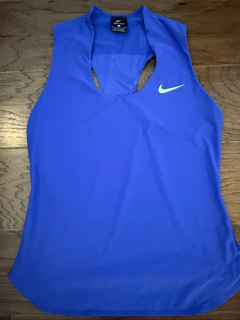 Nike Dri Fit Court Flex Maria Paramount Blue/Purple Tennis Tank Top S NWOT